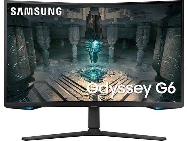 SAMSUNG Odyssey G65B LS27BG652ENXGO 27" WQHD 2560 x 1440 (2K) 240 Hz FreeSync Premium Pro (AMD Adaptive Sync) Built-in Speakers Curved Gaming Monitor