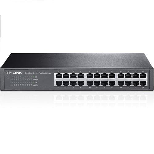 TP-Link (TL-SG1024D) 24-port Gigabit Desktop/Rackmount Green Switch