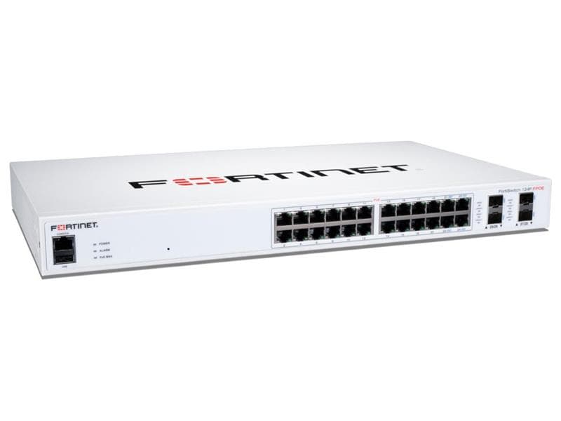 FORTINET L2 MANAGED POE SWITCH WITH 24GE 4SFP FS-124F-FPOE