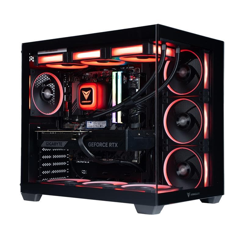 ARMOURY AMD Ryzen 7 9850X3D GeForce RTX 5080 64GB RAM 2TB SSD W11P