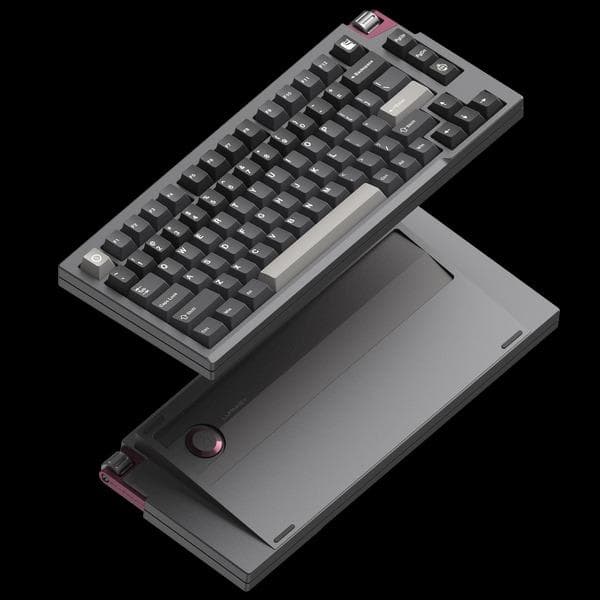 Luminkey 75V2 Tri-Mode 75% Full 6063 Aluminum Keyboard,  Space Grey