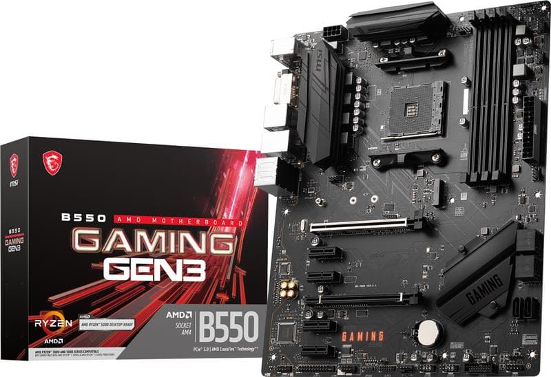 MSI B550 GAMING GEN3 AMD B550 ATX AM4 Motherboard