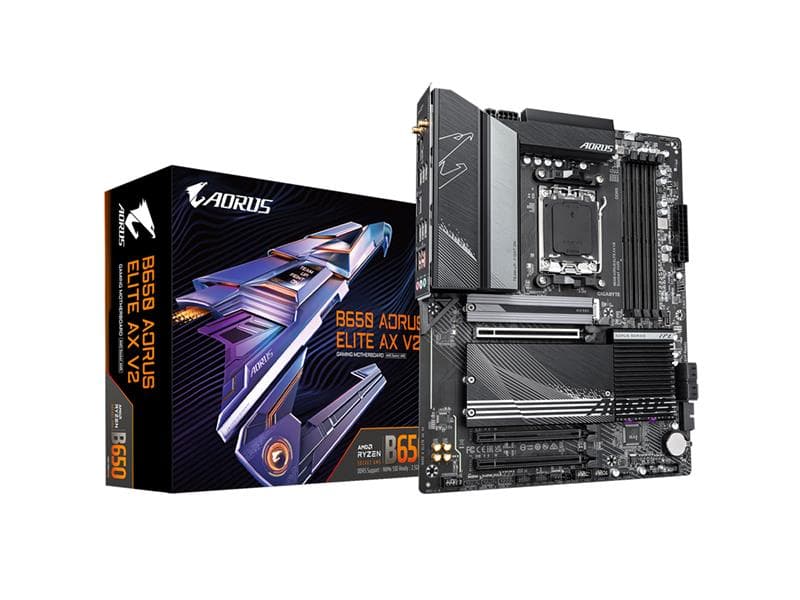 GIGABYTE B650 AORUS ELITE AX V2 AM5 LGA 1718 AMD B650 ATX Motherboard(Open Box)