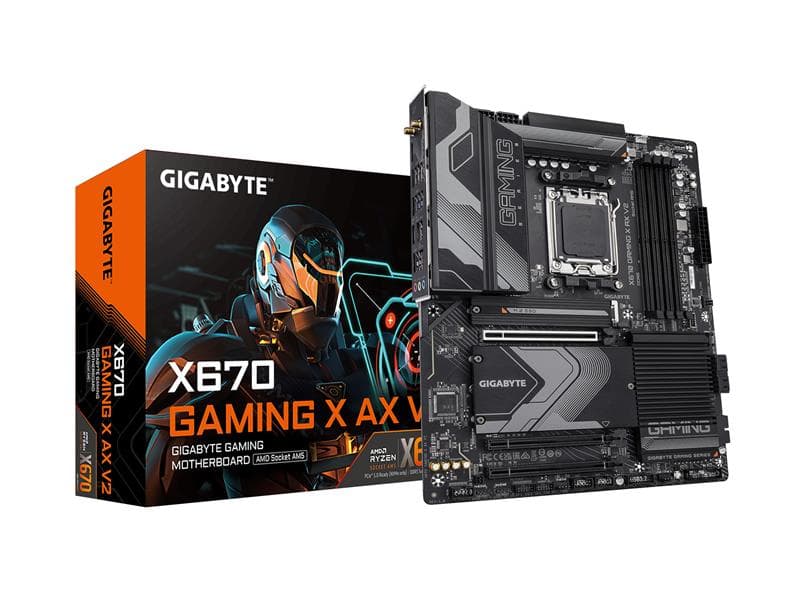 GIGABYTE X670 GAMING X AX V2 AM5 LGA 1718 AMD X670 ATX Motherboard(Open Box)