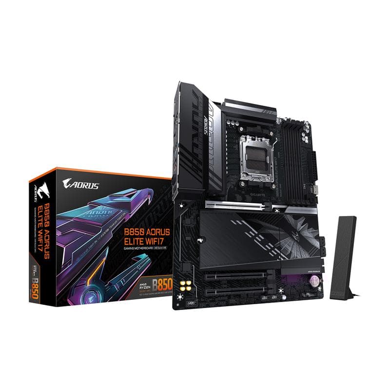 GIGABYTE B850 AORUS ELITE WIFI7 AMD AM5 LGA 1718 Motherboard, ATX(Open Box)