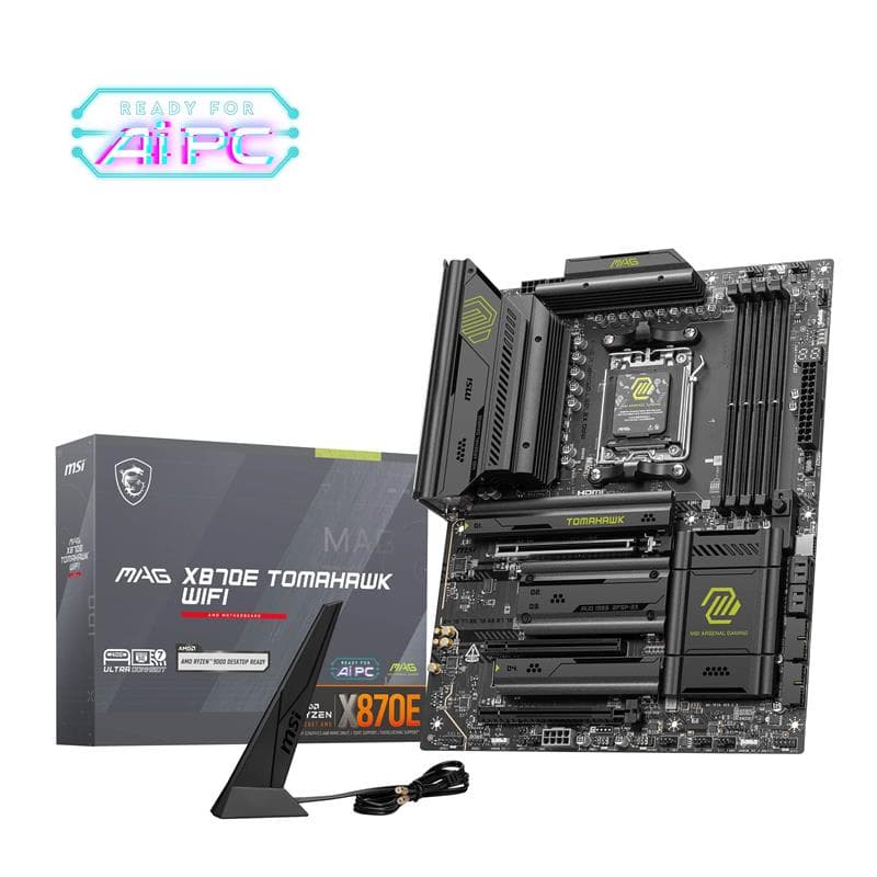 MSI MAG X870E TOMAHAWK WIFI, AMD Ryzen™ 9000 / 8000 / 7000 Series(Open Box)