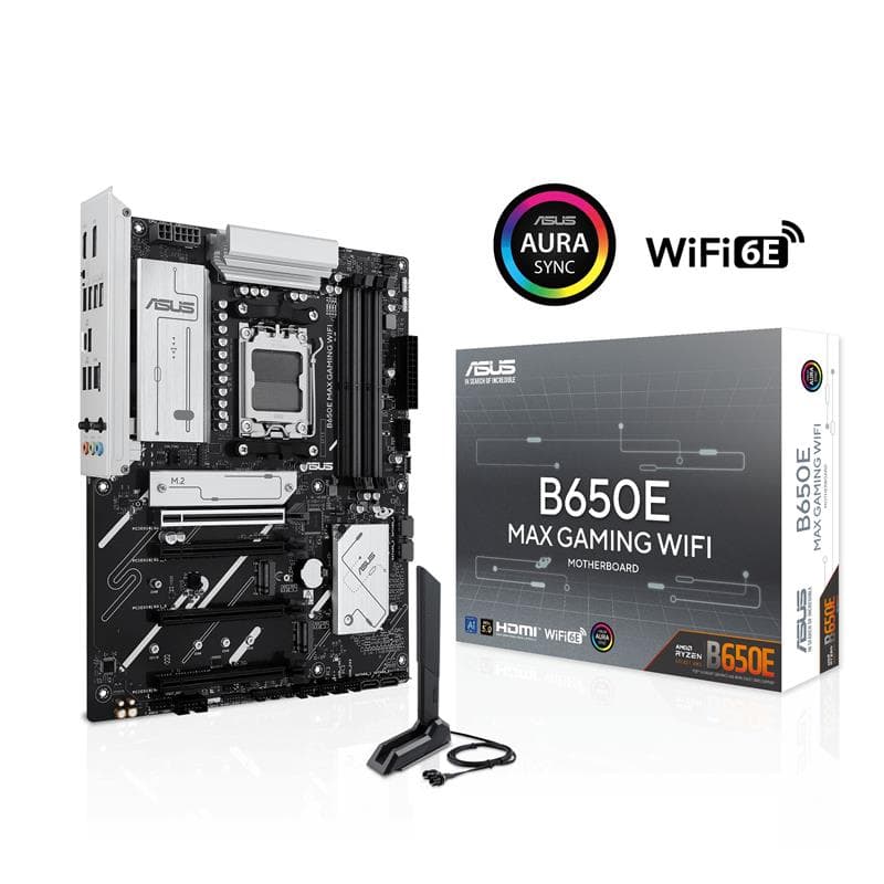 ASUS B650E MAX GAMING WIFI AMD B650 ATX motherboard