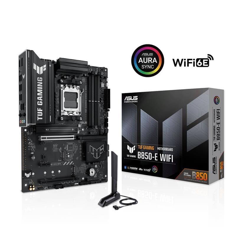 ASUS TUF GAMING B850-E WIFI AMD B850 AM5 DDR5 ATX Wi-Fi 6E(Open Box)