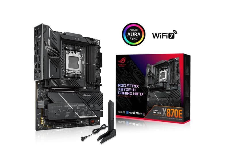 ASUS ROG STRIX X870E-H GAMING WIFI7 AMD Motherboard(Open Box)