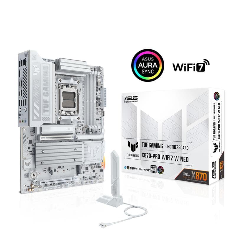 ASUS TUF GAMING X870-PRO WIFI7 W NEO AMD AM5 ATX Motherboard