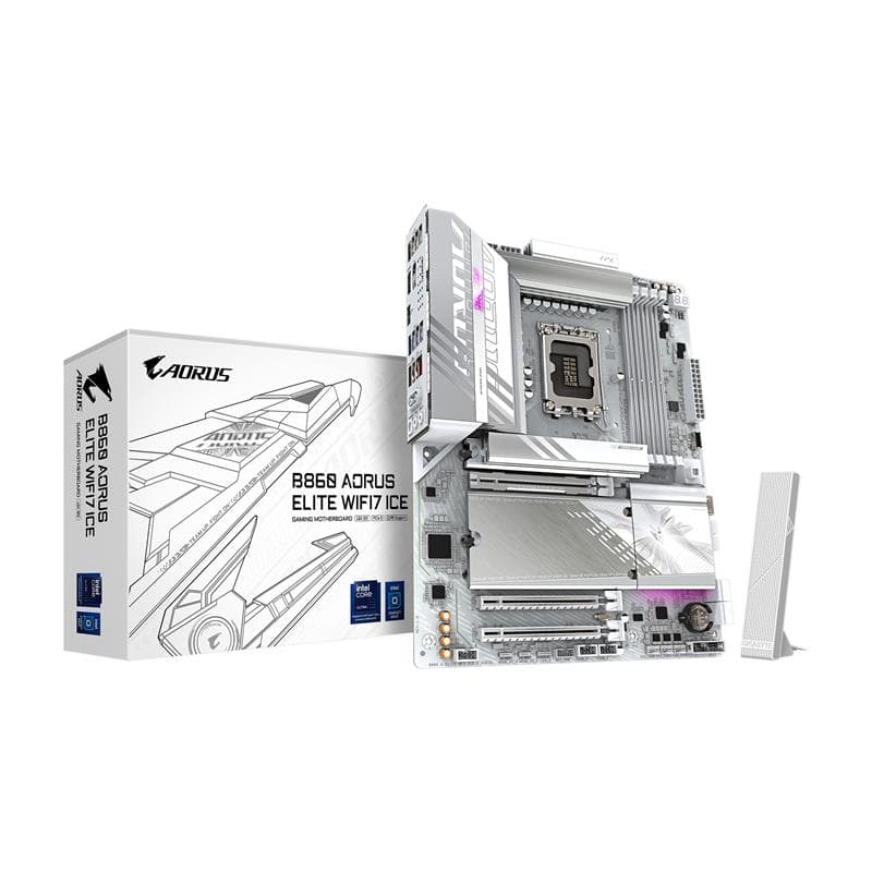 GIGABYTE B860 AORUS ELITE WIFI7 ICE Intel Core Ultra (Series 2)