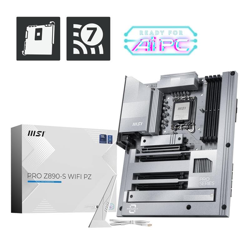 MSI PRO Z890-S WIFI PZ, Support Intel®CoreTM Ultra Processors(Open Box)