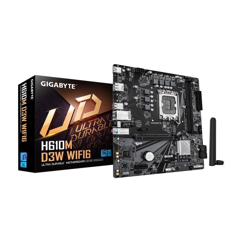GIGABYTE H610M D3W WIFI6 Intel LGA 1700 Micro ATXMotherboard