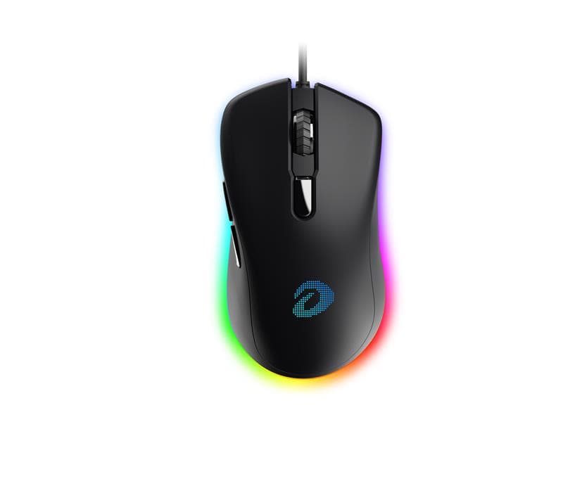DAREU EM908X Black Wired Gaming Mouse 6 Programmable Button 10000 DPI(Open Box)