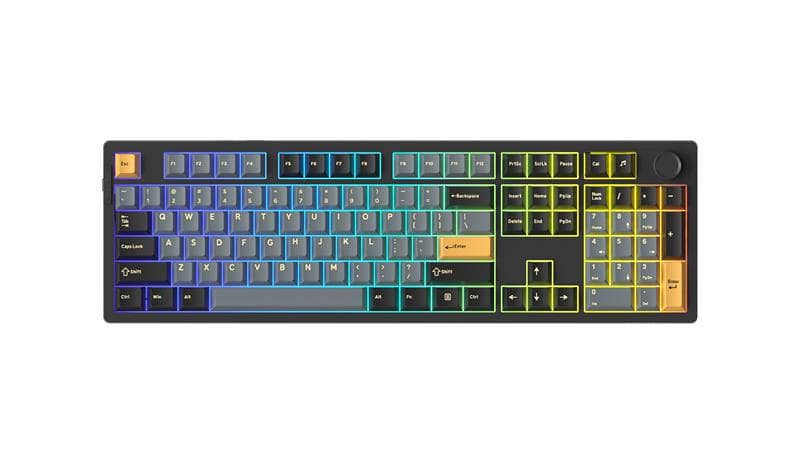 DAREU EK106 Pro Tri-mode 100% Gasket RGB Gaming Keyboard Linear Switch(Open Box)