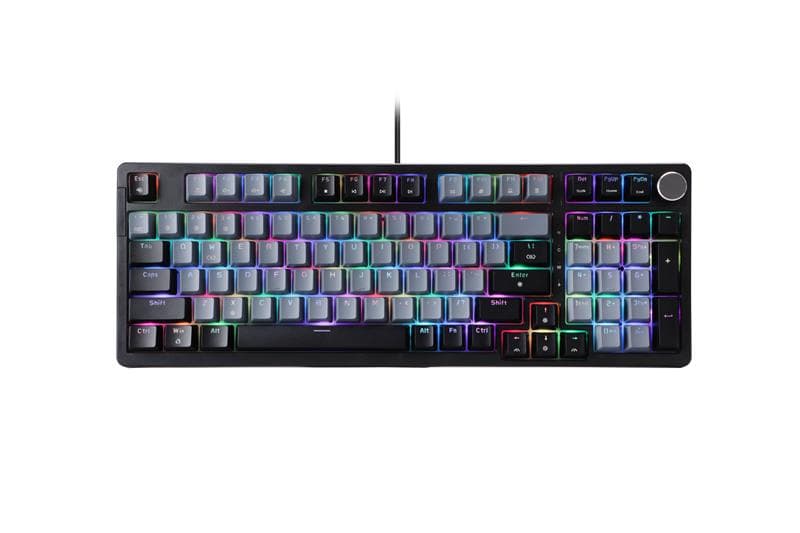 iCAN 104 Key RGB Wired Mechanical Keyboard, Gasket Structure(Open Box)