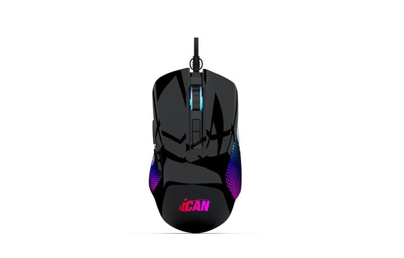 iCAN GM1105 Wired RGB Black Optical Gaming Mouse(Open Box)