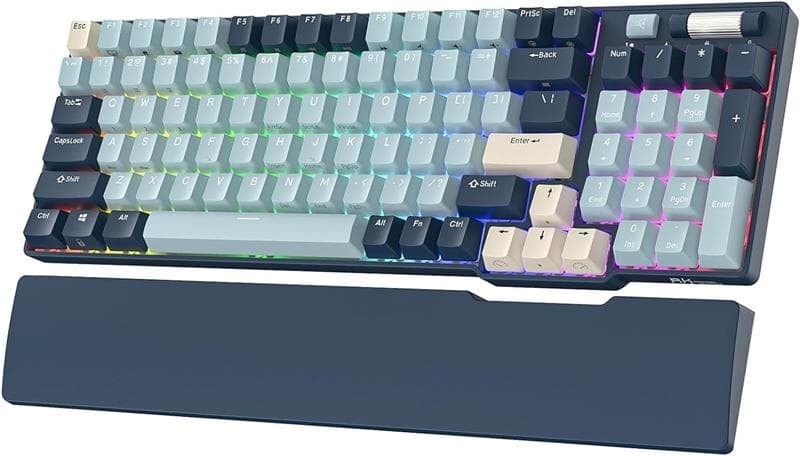 iCAN R96 96 Keys Wireless Tri-Mode RGB Mechanical Gaming Keyboard