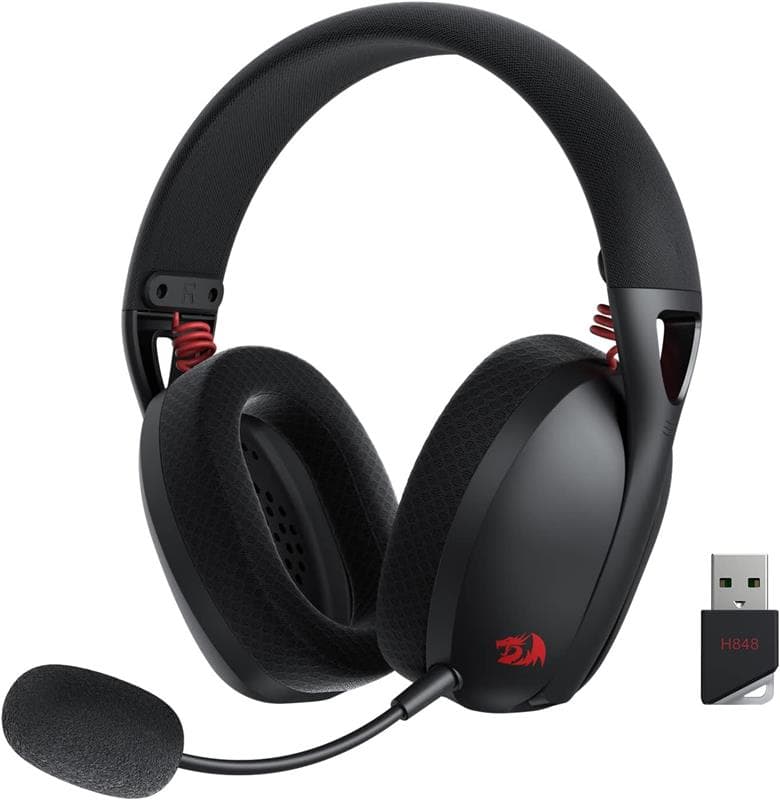 Redragon H848 Gaming Headset, BT, 2.4G and Wired Ultra-Lightweight(Open Box)