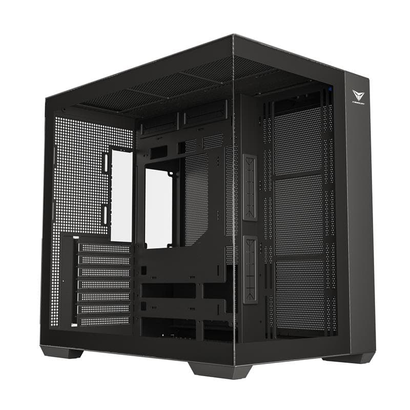 ARMOURY C708 Tempered Glass Mid-tower, Black(Open Box)