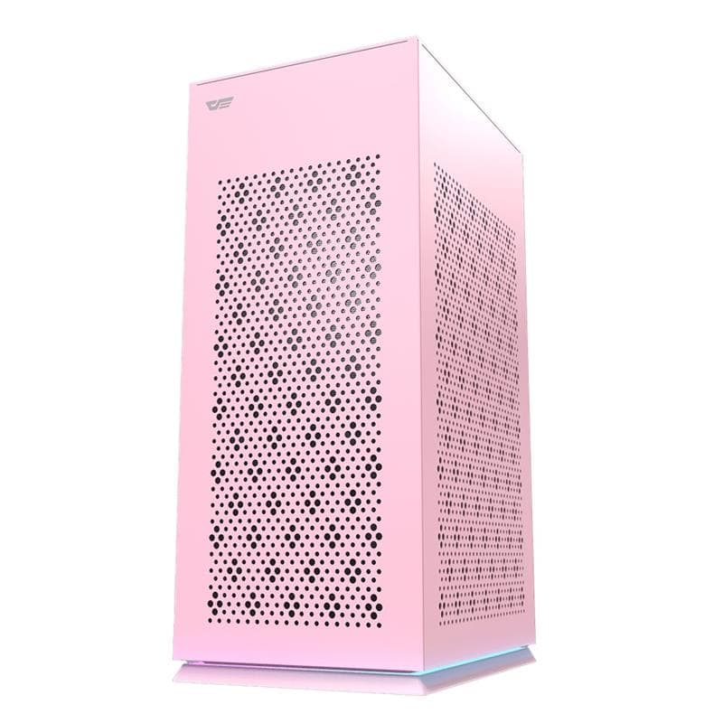 DarkFlash DLH21 Mini ITX PC Case, Pink