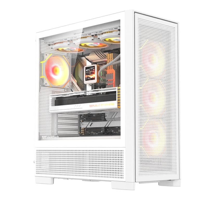 DarkFlash AIR  Nova  E-ATX PC Case ,White(Open Box)