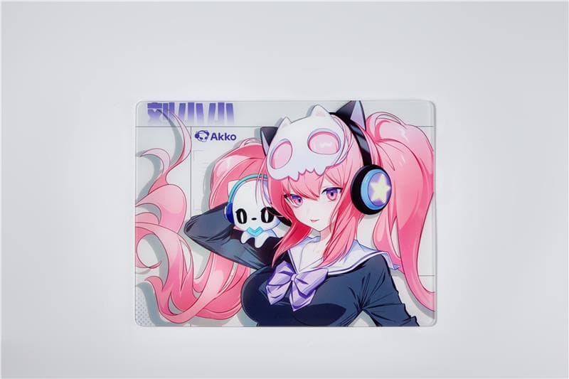 Akko Lulu Liu Glass Gaming Mousepad, 400*300*4mm