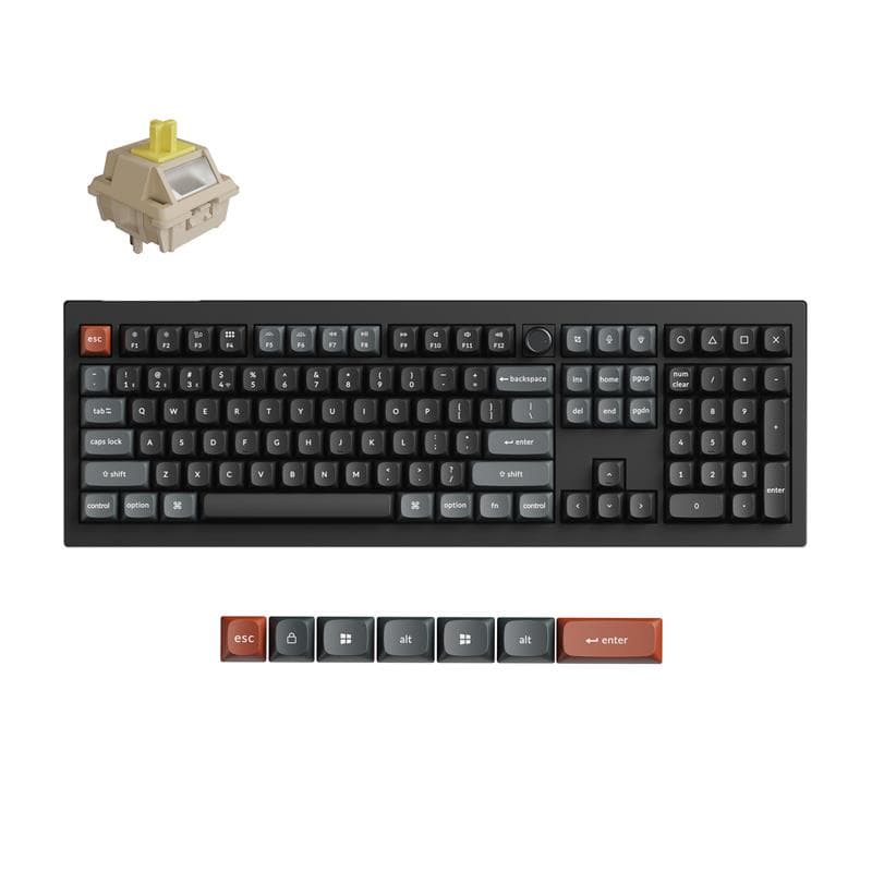 Keychron V6 Ultra Full Size Keyboard Tactile switches(Open Box)