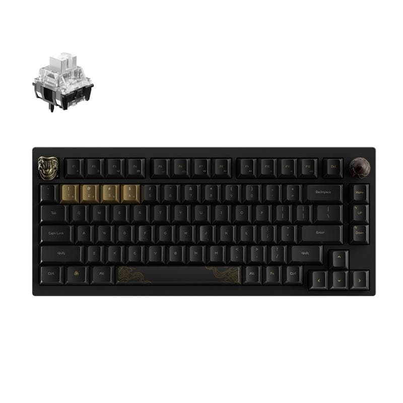 Keychron Q1 Max Black Myth Wukong Special Edition, Bluish White Switch