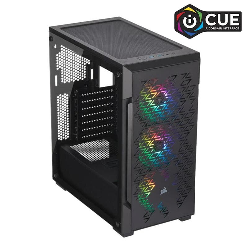 CORSAIR iCUE 220T RGB Airflow Tempered Glass Mid-Tower Smart Case(Open Box)