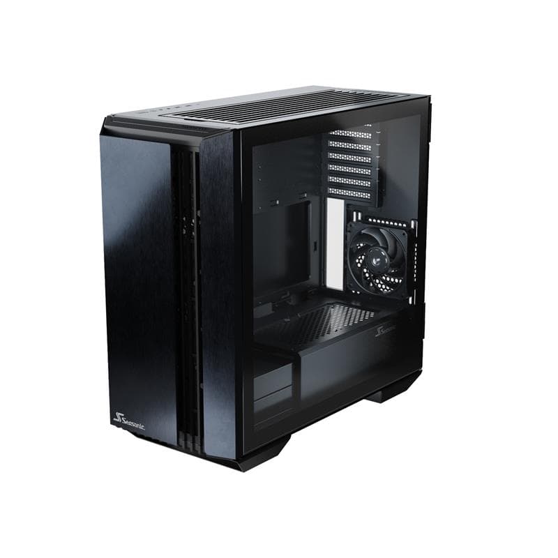 Seasonic Syncro Q704 Mid-Tower Case with Syncro DGC-850 Power Supply, ATX Design,Optimized cable management,Pre-installed 4 ...