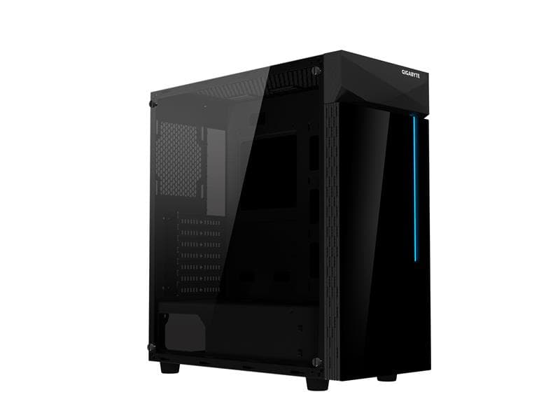 GIGABYTE C200 Glass ATX Gaming Case, Tinted Tempered Glass
