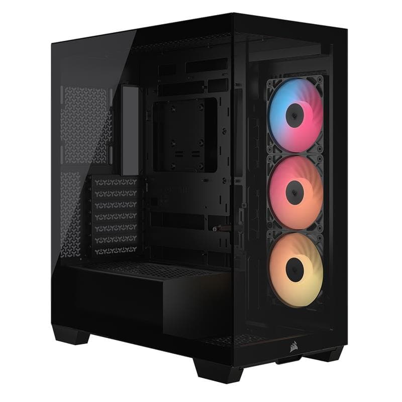 CORSAIR 3500X RS-R ARGB Mid-Tower PC Case, Black(Open Box)