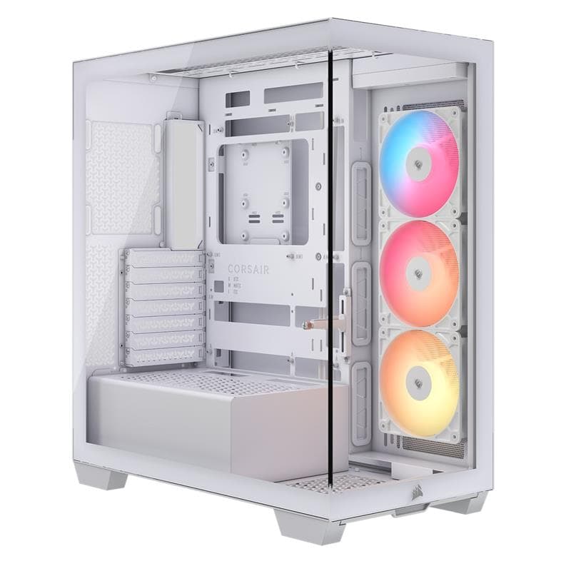 CORSAIR 3500X RS-R ARGB Mid-Tower PC Case, White(Open Box)