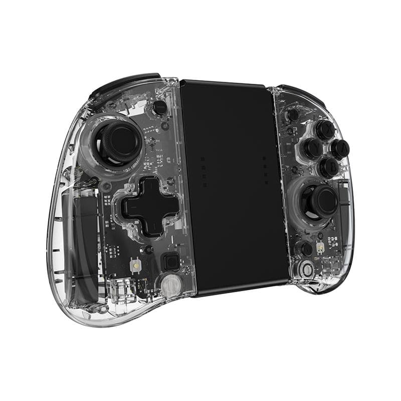 iCan Wireless Bluetooth Switch Joy-con, Transparent.(Open Box)