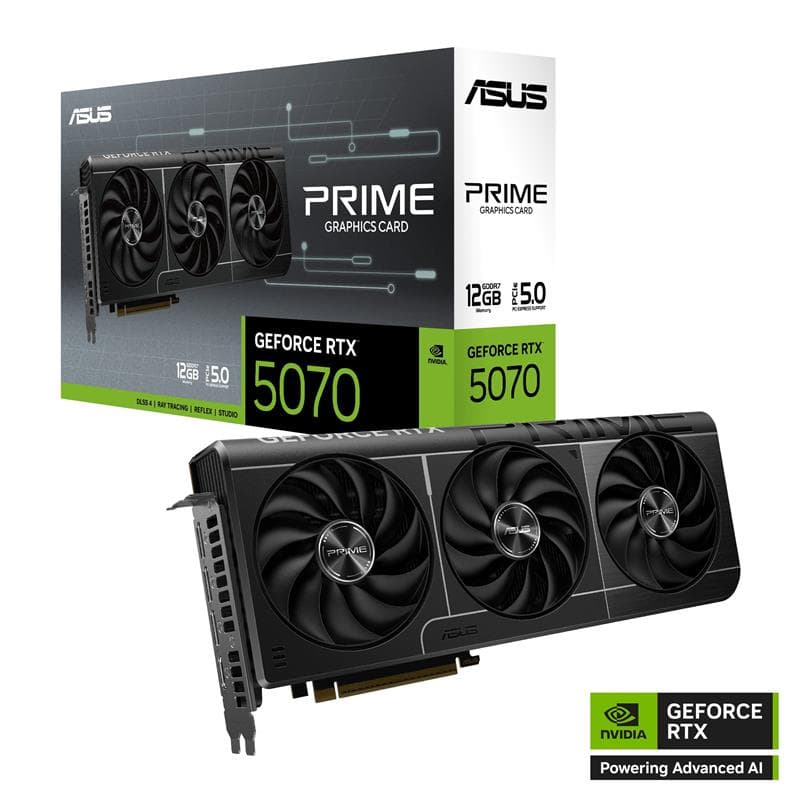 ASUS Prime GeForce RTX 5070 12GB GDDR7 Graphics Card(Open Box)