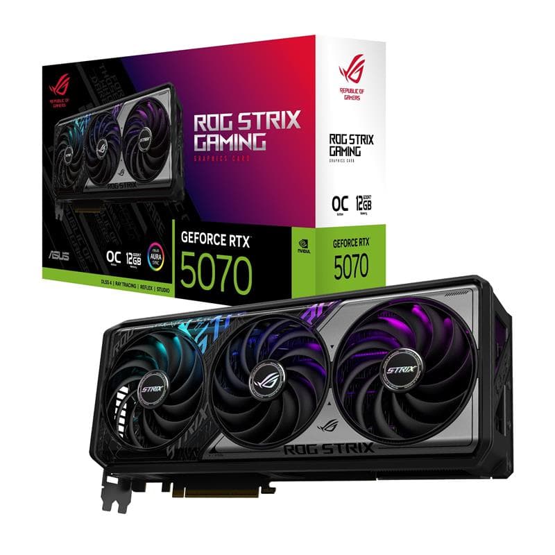 ASUS ROG Strix GeForce RTX 5070 OC Edition 12GB GDDR7 Graphics Card