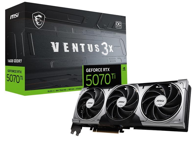 MSI GeForce RTX 5070 Ti 16G VENTUS 3X OC(Open Box)