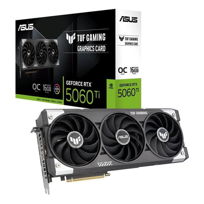 ASUS TUF-RTX5060TI-O16G-GAMING GDDR7 Triple Fans