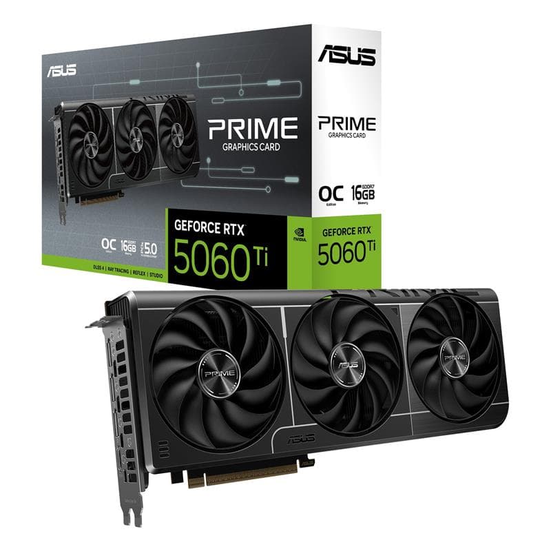 ASUS PRIME-RTX5060TI-O16G GDDR7 Triple Fans