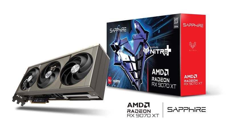 SAPPHIRE NITRO+ AMD RADEON RX 9070 XT 16GB GDDR6(Open Box)