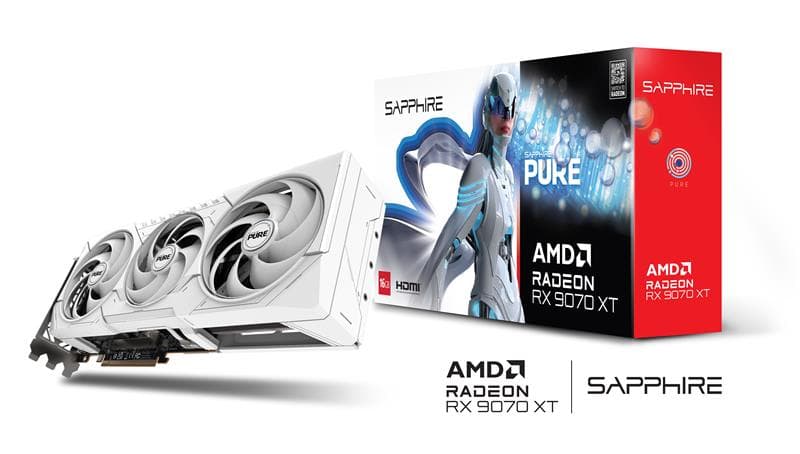 SAPPHIRE PURE AMD RADEON RX 9070 XT 16GB GDDR6