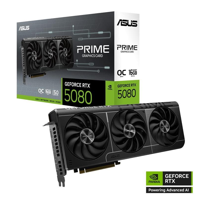 ASUS PRIME GeForce RTX 5080 16GB GDDR7 OC Edition SFF