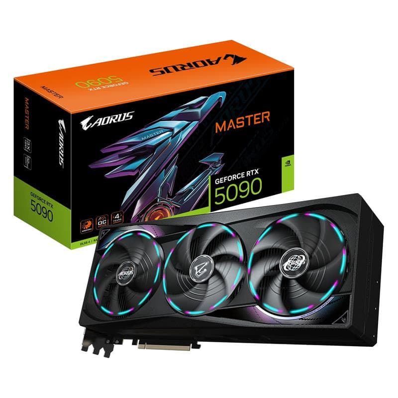 GIGABYTE AORUS GeForce RTX 5090 MASTER AI Gaming Graphics Card