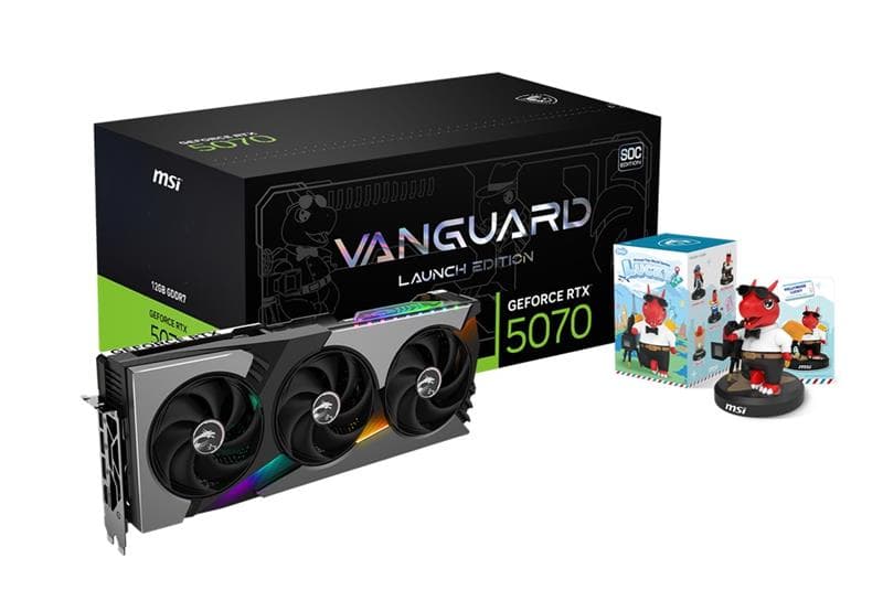 MSI GeForce RTX 5070 12G VANGUARD SOC LAUNCH EDITION