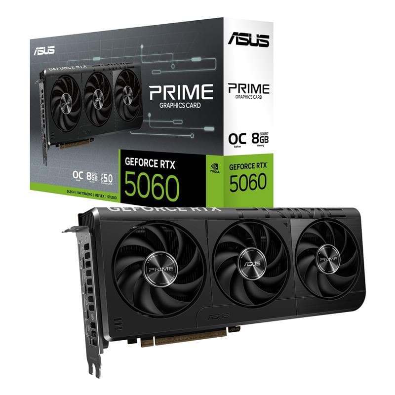 ASUS PRIME-RTX5060-O8G GDDR7 Triple Fans(Open Box)
