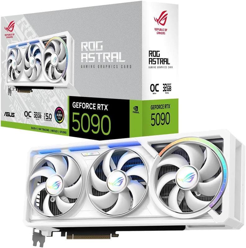 ASUS ROG Astral GeForce RTX 5090 32GB OC WHITE