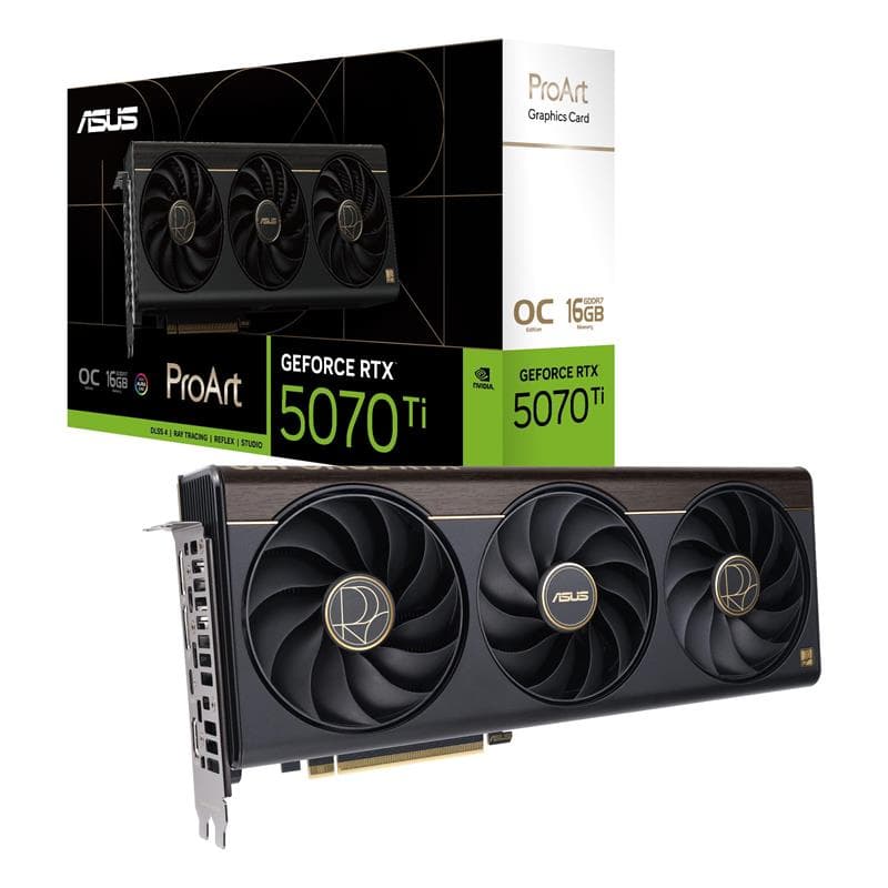 ASUS ProArt GeForce RTX 5070 Ti OC Edition Graphics Card