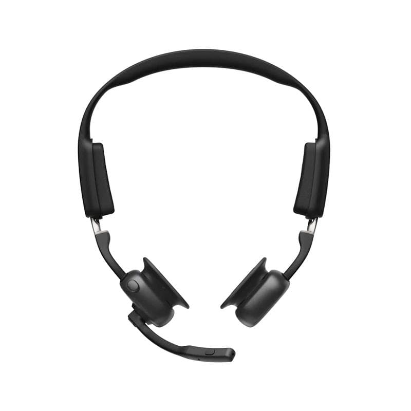 SHOKZ OpenMeet NC Bluetooth Stereo Headset with Mic, Black