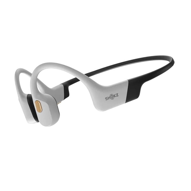 SHOKZ OpenSwim Pro Bone Conduction Bluetooth Headphones, White